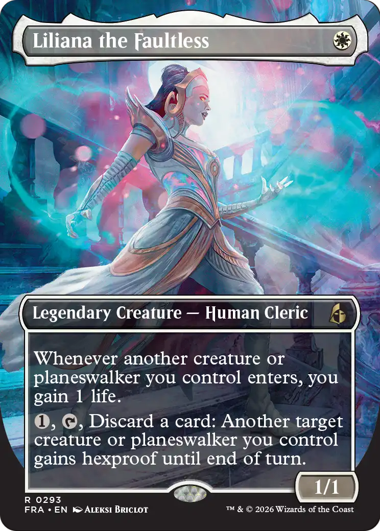 Liliana the Faultless 293 (Reality Fracture)  - Foil | Good Games North