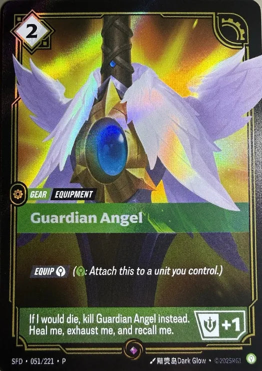 Guardian Angel (Top 8) 051/221 (Riftbound Organized Play Promotional Cards)  - Foil | Good Games North