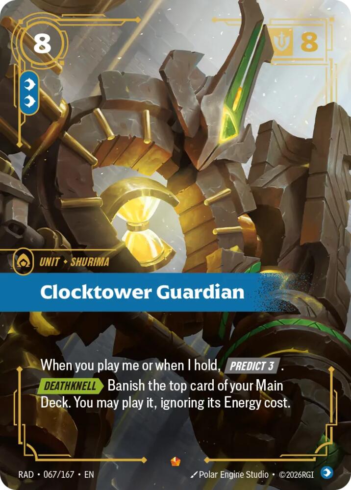 Clocktower Guardian 067/167 (Radiance)  - Foil | Good Games North