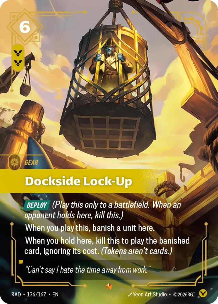Dockside Lock Up 136/167 (Radiance)  - Foil | Good Games North