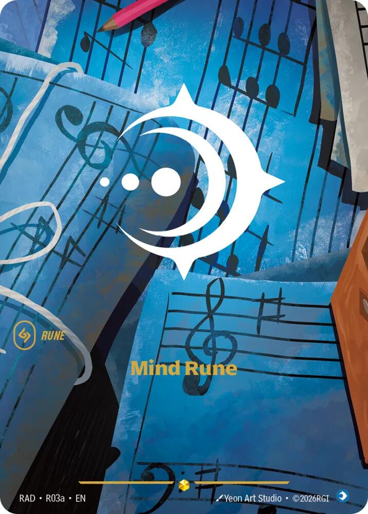 Mind Rune (AA) R03a (Radiance)  - Foil | Good Games North