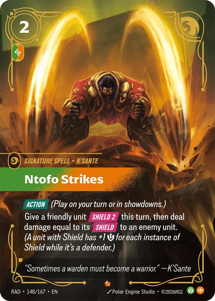 Ntofo Strikes 148/167 (Radiance)  - Foil | Good Games North