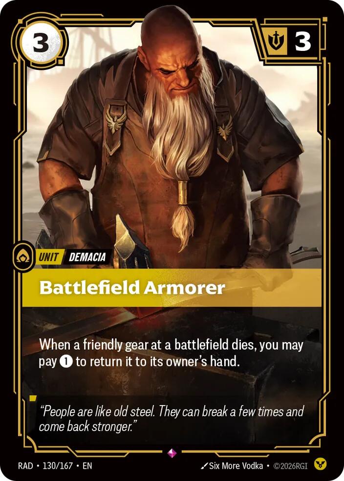 Battlefield Armorer 130/167 (Radiance)  - Foil | Good Games North