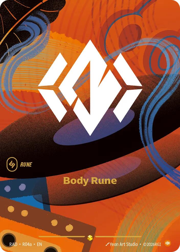 Body Rune (AA) R04a (Radiance)  - Foil | Good Games North