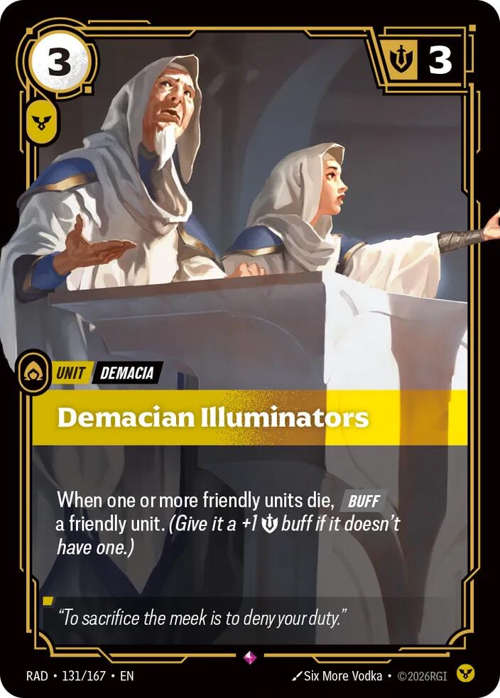 Demacian Illuminators 131/167 (Radiance)  - Foil | Good Games North