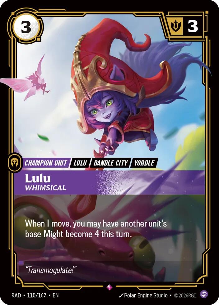 Lulu - Whimsical 110/167 (Radiance)  - Foil | Good Games North