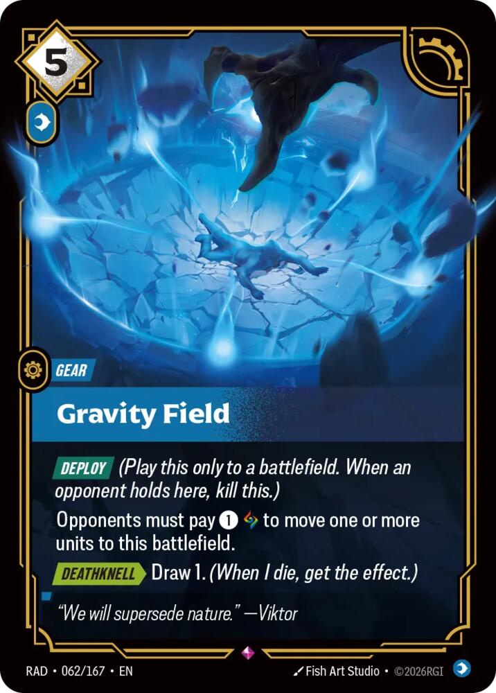 Gravity Field 062/167 (Radiance)  - Foil | Good Games North