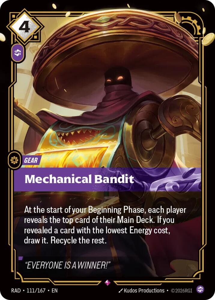 Mechanical Bandit 111/167 (Radiance)  - Foil | Good Games North