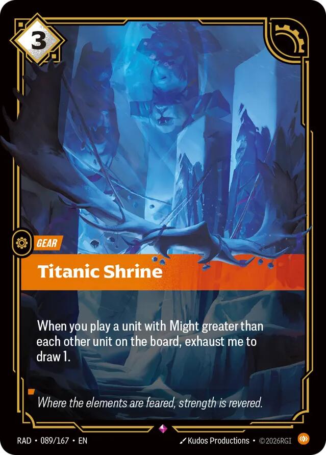 Titanic Shrine 089/167 (Radiance)  - Foil | Good Games North