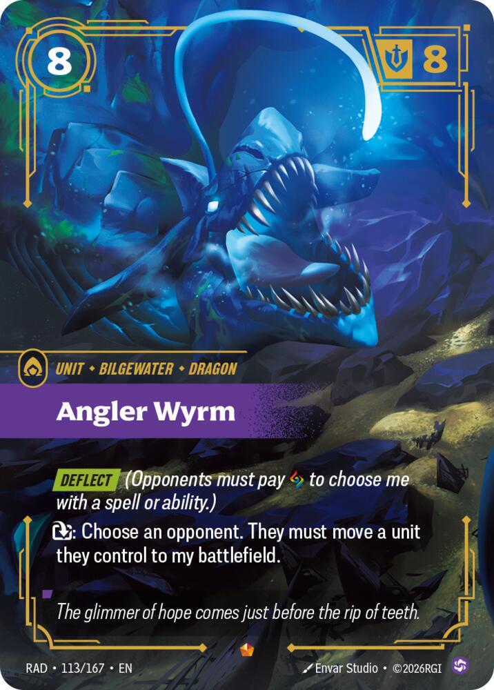 Angler Wyrm 113/167 (Radiance)  - Foil | Good Games North