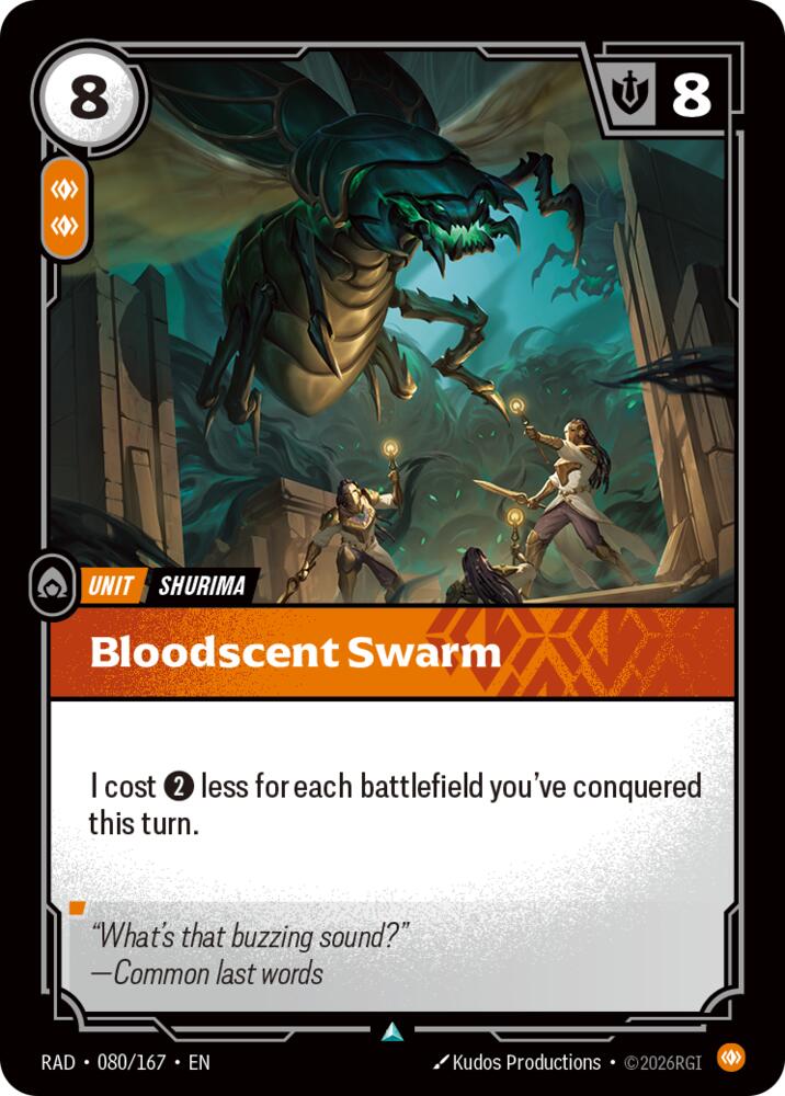 Bloodscent Swarm 080/167 (Radiance)  - Foil | Good Games North