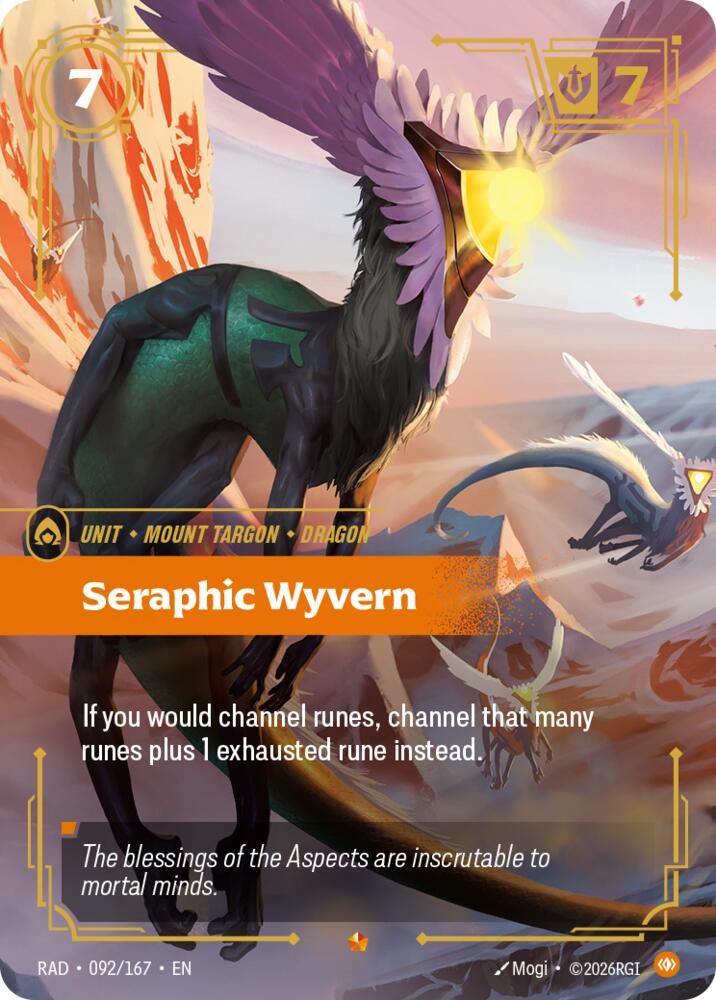 Seraphic Wyvern 092/167 (Radiance)  - Foil | Good Games North