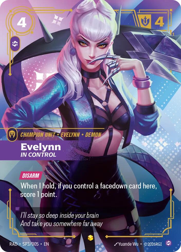 Evelynn - In Control (K/DA) SP3/005 (Radiance)  - Foil | Good Games North