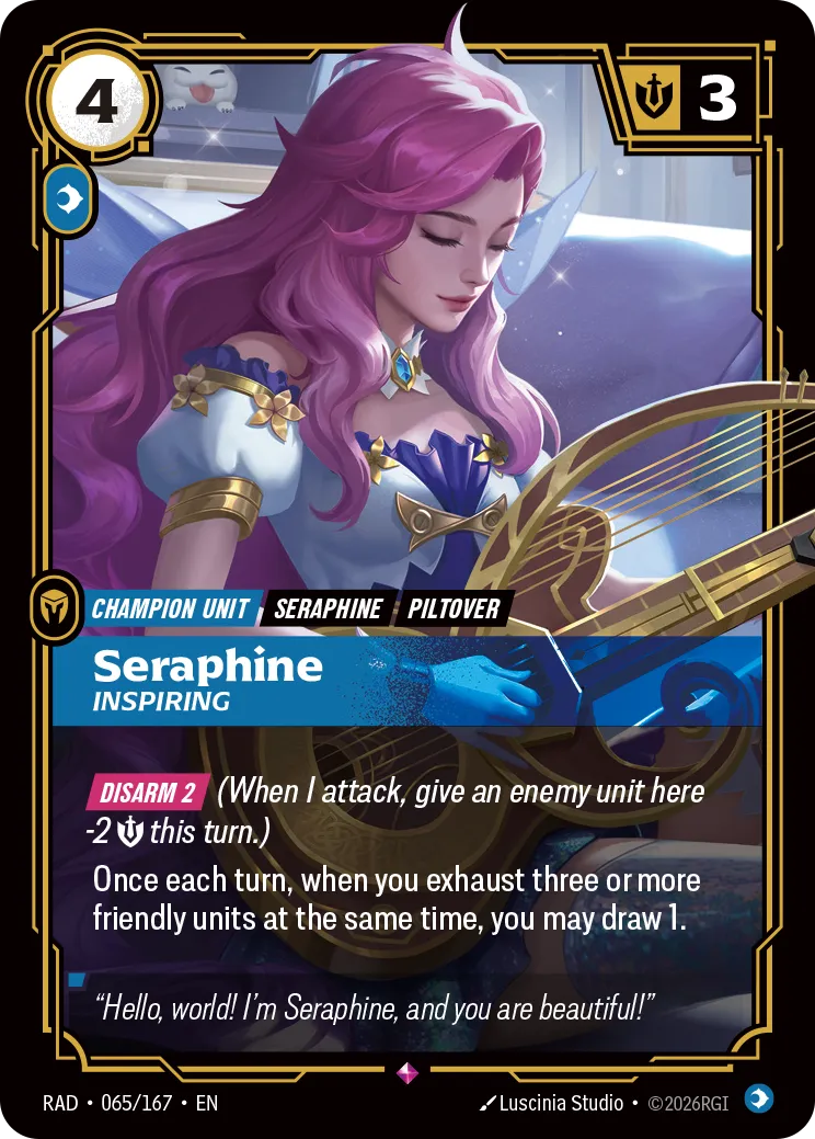 Seraphine - Inspiring 065/167 (Radiance)  - Foil | Good Games North