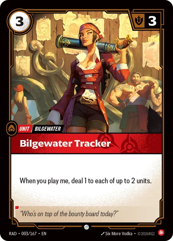 Bilgewater Tracker 003/167 (Radiance)  - Foil | Good Games North