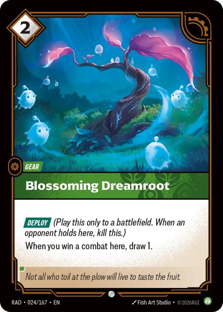 Blossoming Dreamroot 024/167 (Radiance)  - Foil | Good Games North