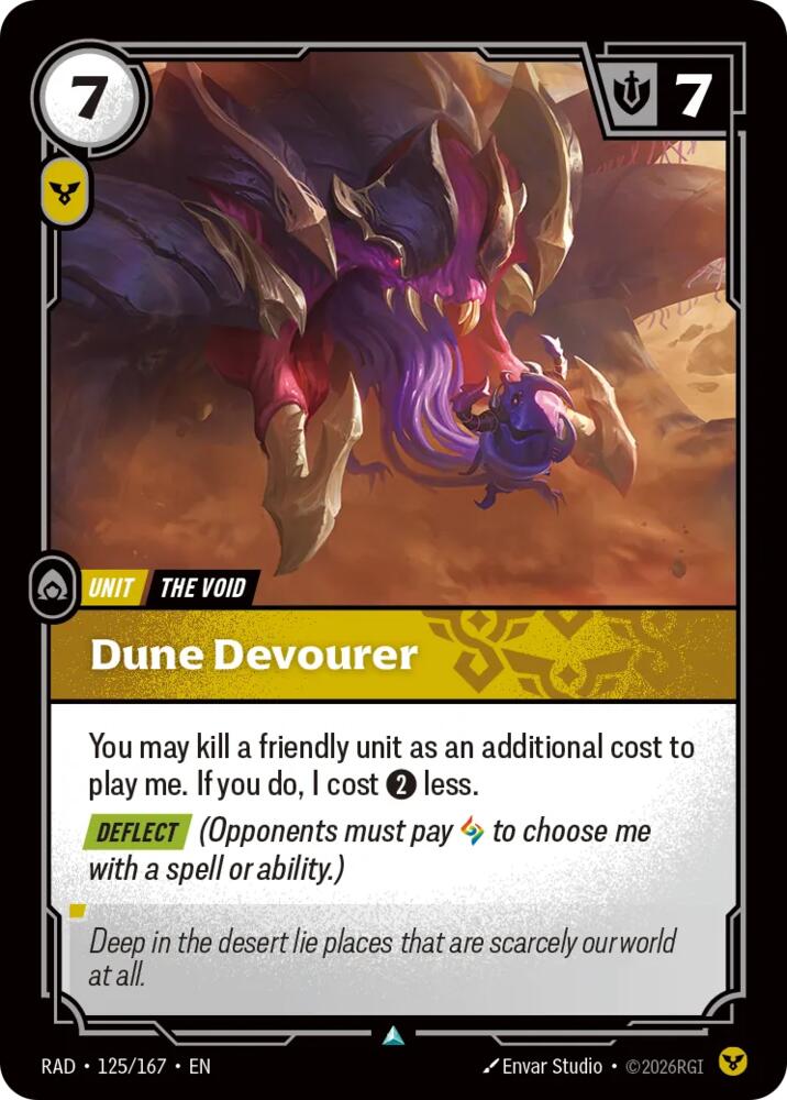 Dune Devourer 125/167 (Radiance)  - Foil | Good Games North