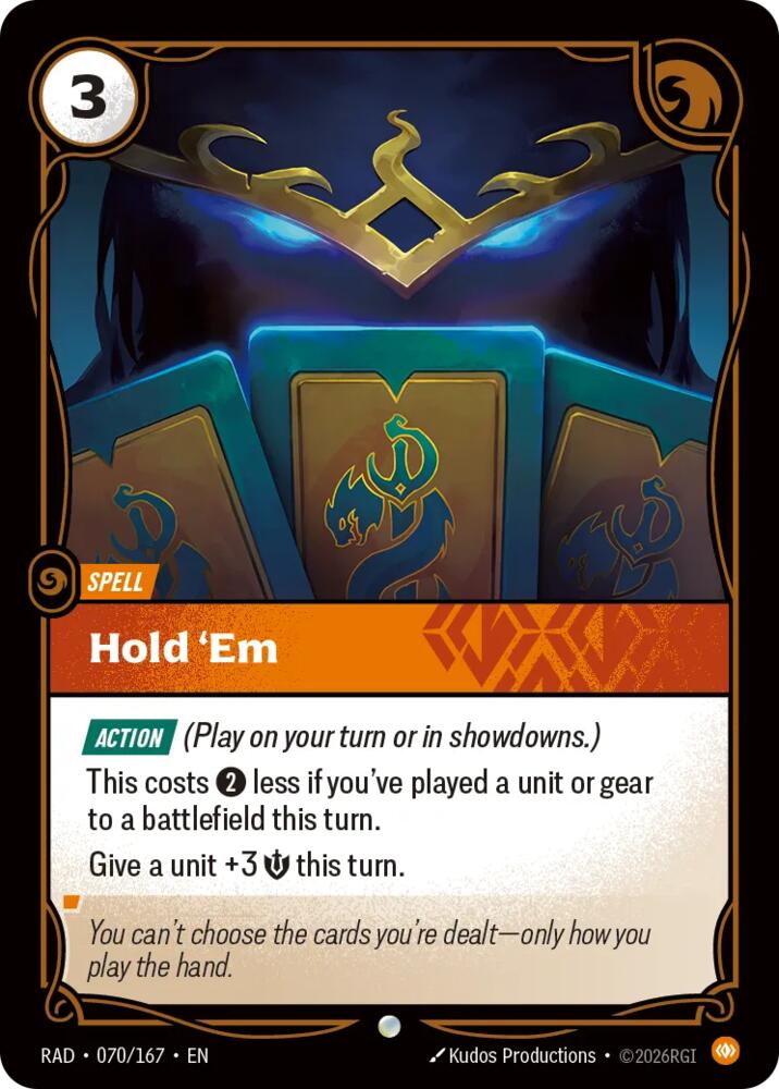Hold 'Em 070/167 (Radiance)  - Foil | Good Games North