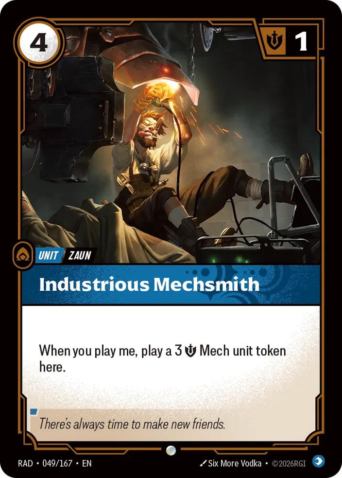 Industrious Mechsmith 049/167 (Radiance)  - Foil | Good Games North