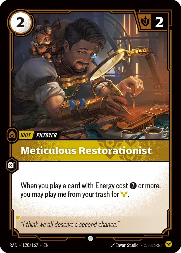 Meticulous Restorationist 120/167 (Radiance)  - Foil | Good Games North
