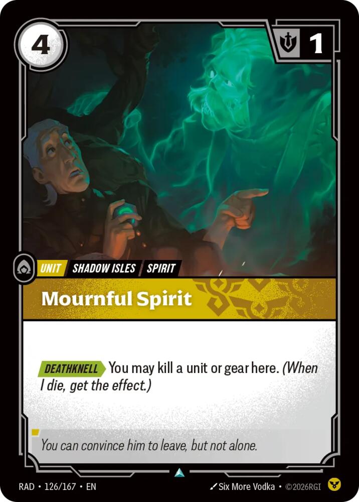 Mournful Spirit 126/167 (Radiance)  - Foil | Good Games North