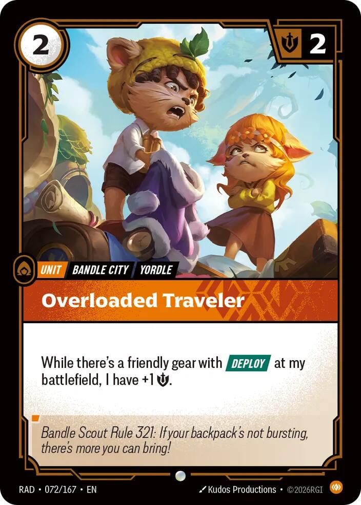 Overloaded Traveler 072/167 (Radiance)  - Foil | Good Games North