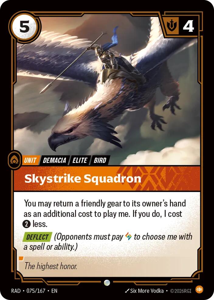 Skystrike Squadron 075/167 (Radiance)  - Foil | Good Games North