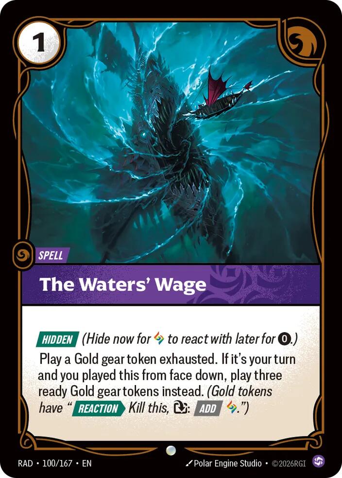 The Waters' Wage 100/167 (Radiance)  - Foil | Good Games North