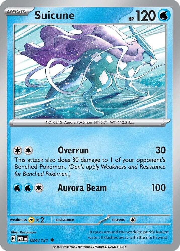 Suicune (024/131) [Scarlet & Violet: Prismatic Evolutions] | Good Games North