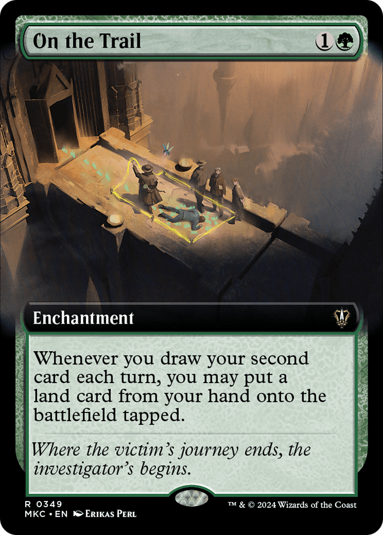 On the Trail (Extended Art) [Murders at Karlov Manor Commander] | Good Games North