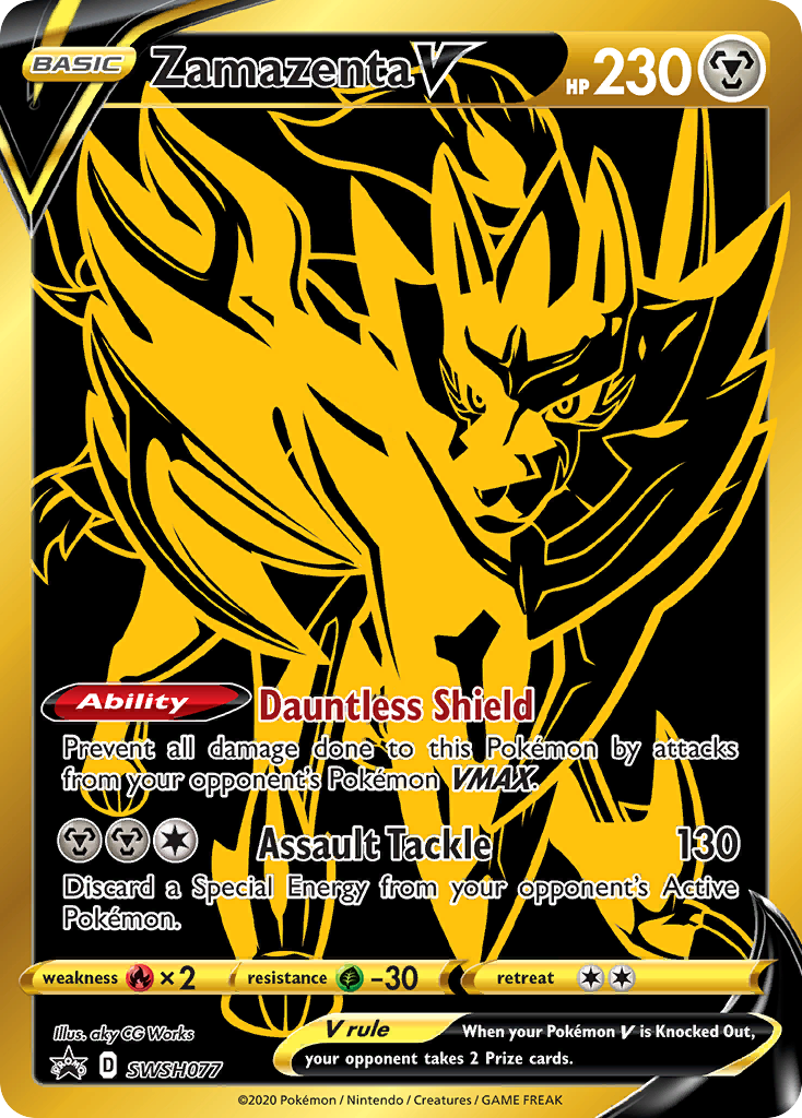 Zamazenta V (SWSH077) [Sword & Shield: Black Star Promos] | Good Games North