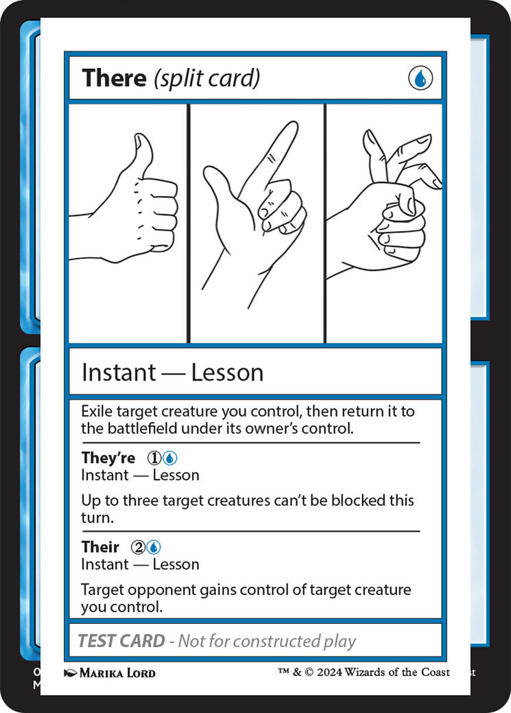 There (Split Card) [Mystery Booster 2 Playtest Cards] | Good Games North