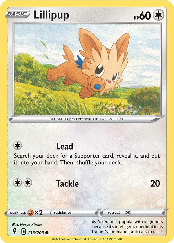 Lillipup (133/203) [Sword & Shield: Evolving Skies] | Good Games North