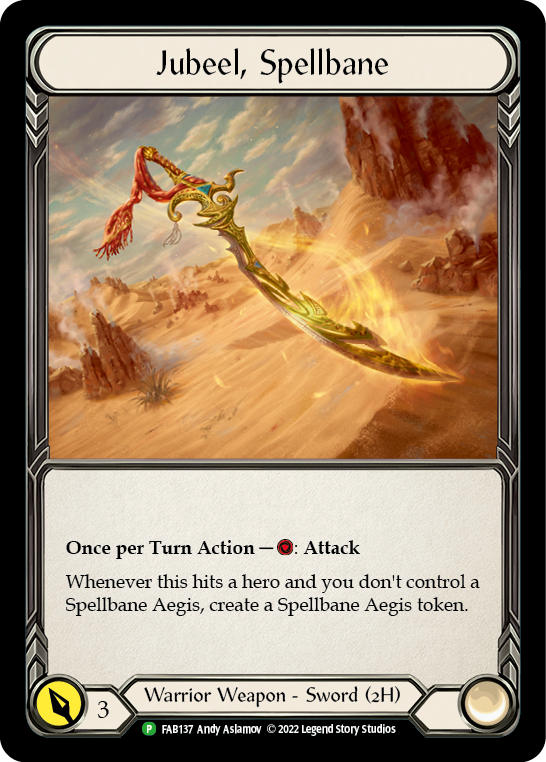 Jubeel, Spellbane [FAB137] (Promo)  Cold Foil | Good Games North