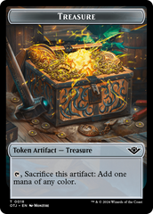 Treasure // Copy Double-Sided Token [Outlaws of Thunder Junction Tokens] | Good Games North