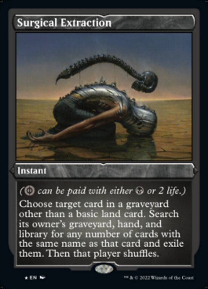 Surgical Extraction (Foil Etched) [Double Masters 2022] | Good Games North