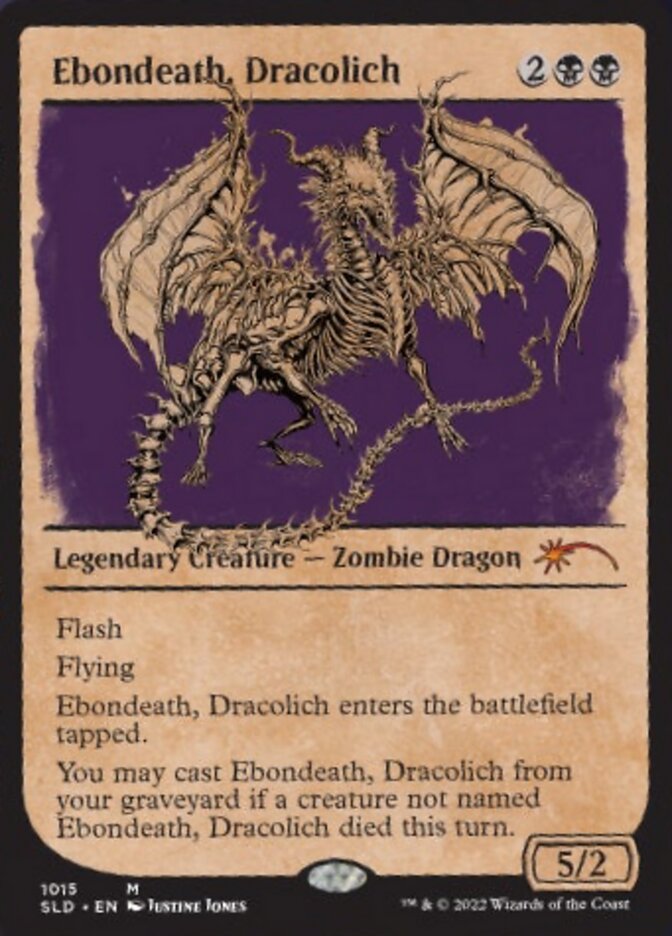 Ebondeath, Dracolich (Showcase) [Secret Lair Drop Series] | Good Games North