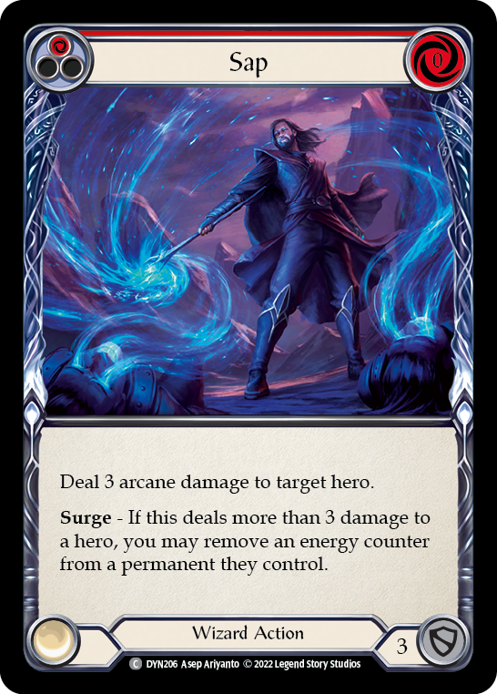 Sap (Red) [DYN206] (Dynasty)  Rainbow Foil | Good Games North