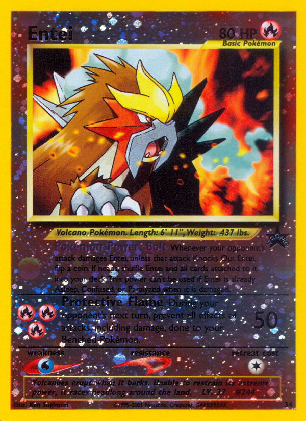 Entei (34) [Wizards of the Coast: Black Star Promos] | Good Games North
