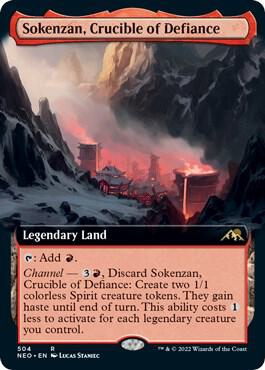 Sokenzan, Crucible of Defiance 504/302 (Kamigawa: Neon Dynasty)  - Extended Art Foil | Good Games North