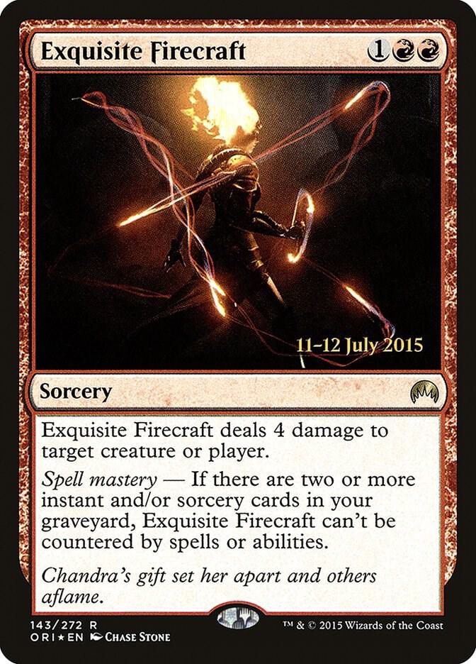 Exquisite Firecraft 143s/54 (Prerelease Cards)  - Foil | Good Games North