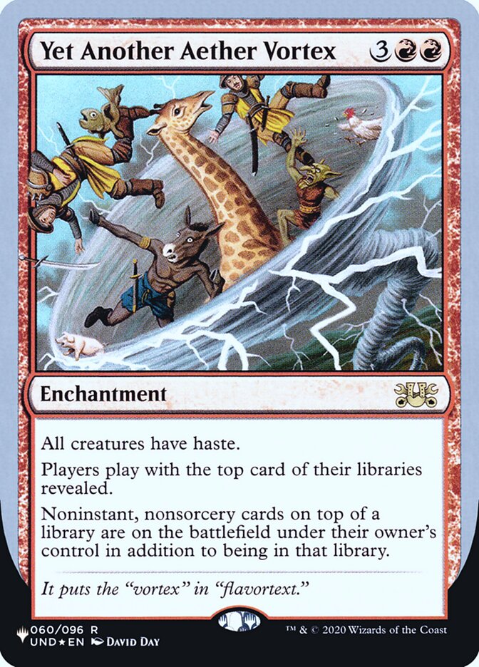Yet Another Aether Vortex (Unfinity Foil Edition) [The List] | Good Games North