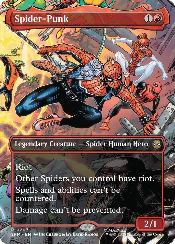 Spider-Punk 207/198 (Marvel's Spider-Man)  - Borderless | Good Games North