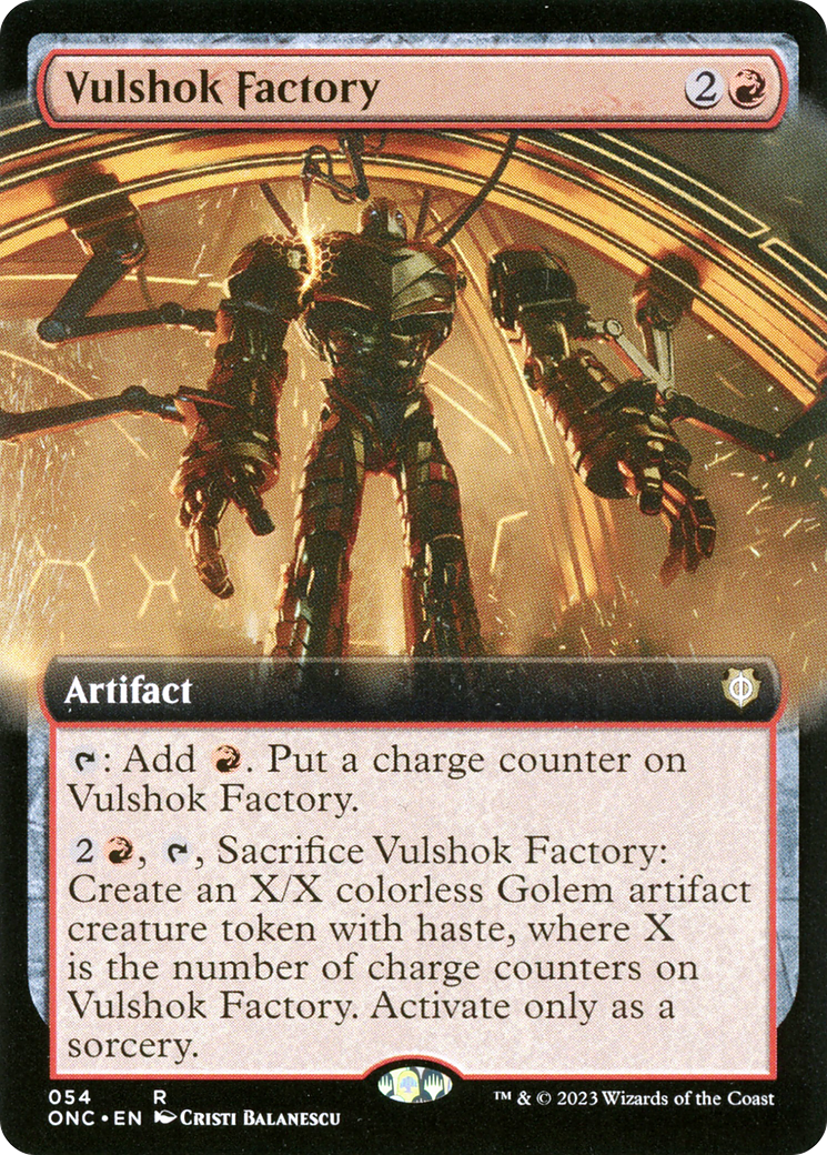 Vulshok Factory (Extended Art) [Phyrexia: All Will Be One Commander] | Good Games North