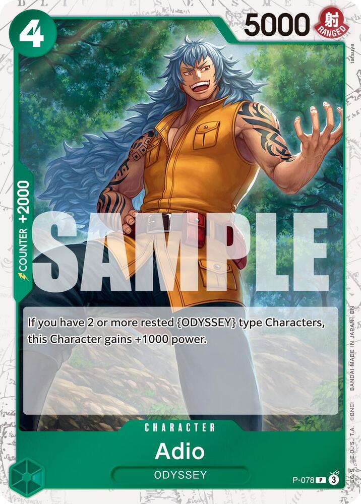 Adio P-078 (Premium Booster -The Best- Vol. 2)  - Pirate Foil | Good Games North