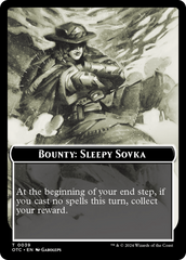 Bounty: Sleepy Sovka // Bounty Rules Double-Sided Token [Outlaws of Thunder Junction Commander Tokens] | Good Games North