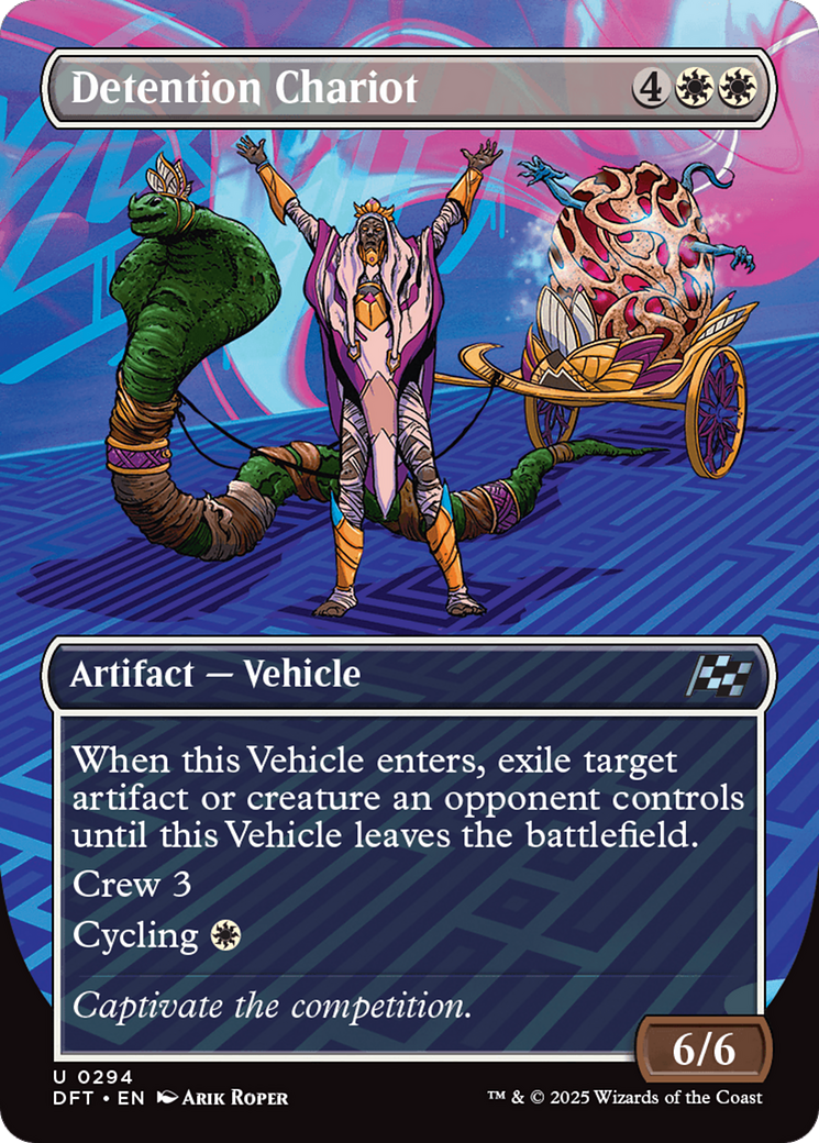 Detention Chariot (Borderless) [Aetherdrift] | Good Games North