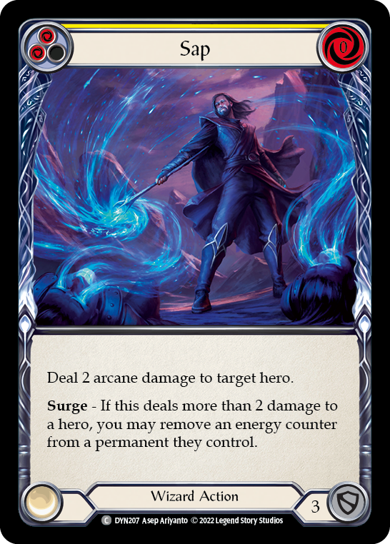 Sap (Yellow) [DYN207] (Dynasty)  Rainbow Foil | Good Games North