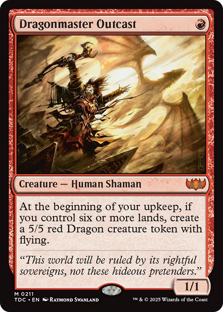 Dragonmaster Outcast [Tarkir: Dragonstorm Commander] | Good Games North