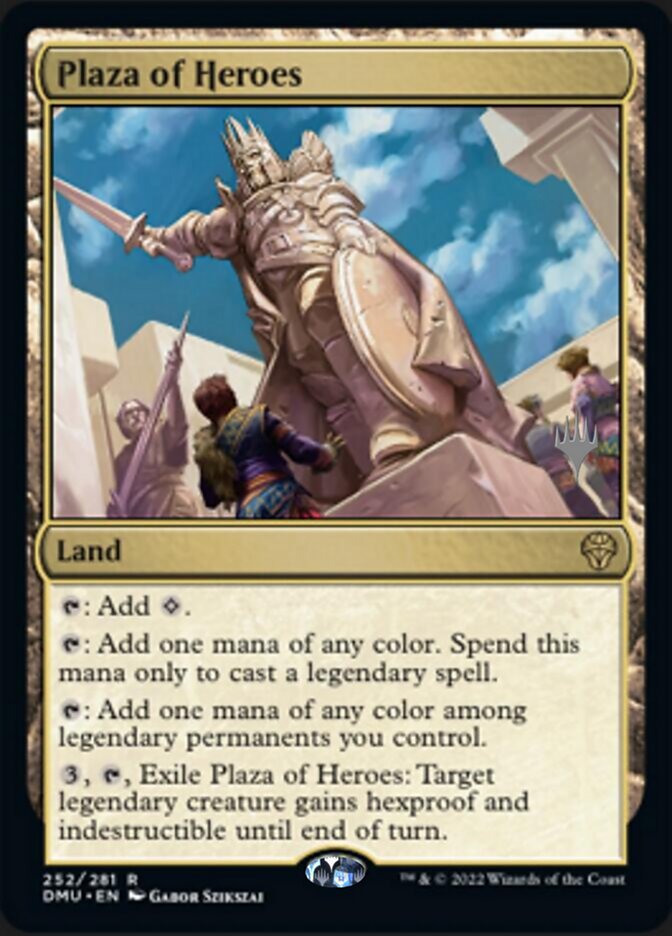 Plaza of Heroes (Promo Pack) [Dominaria United Promos] | Good Games North